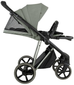 Детская коляска Roan Sol Vintage Luxury 2.0 3 в 1 с автокреслом Pituso Baesa Pro Black VIN 02/SG Sage Green/Sage/руч.Black