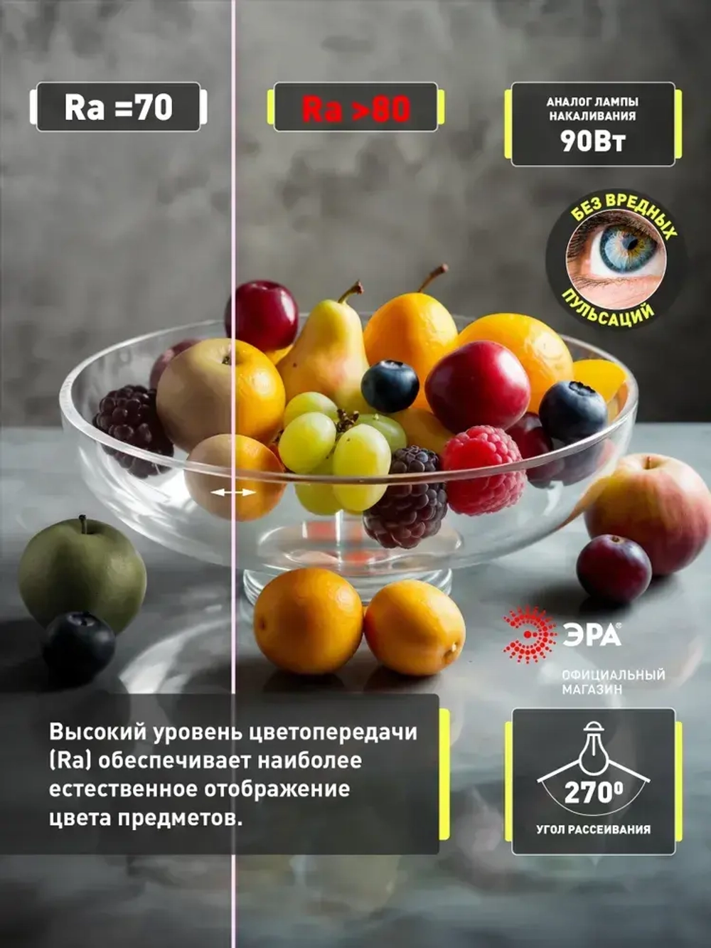 Лампочка светодиодная филаментная ЭРА LED E27 7 Вт ST64 груша 2400К теплый белый свет 1 штука