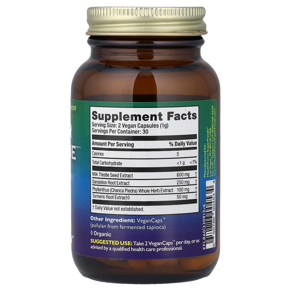 HealthForce Superfoods, Liver Rescue, версия 6, 60 веганских капсул