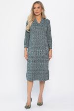 Платье с поясом Лаконичный стиль (мятное) П14518-19М LT Collection