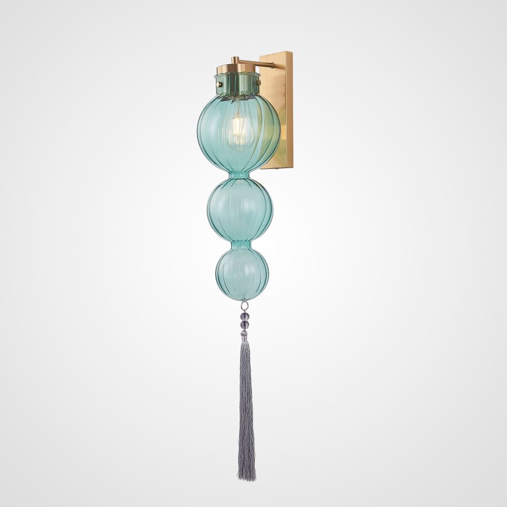 Бра Heathfield Lighting - Medina Wall Brass/Blue By Imperiumloft