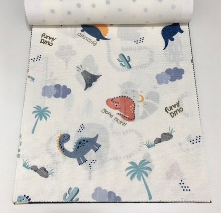 Ткань рогожка Anka Symfony of Colors Print Rex 106 арт. Universal 17 col. 1018 (высота 295 см)