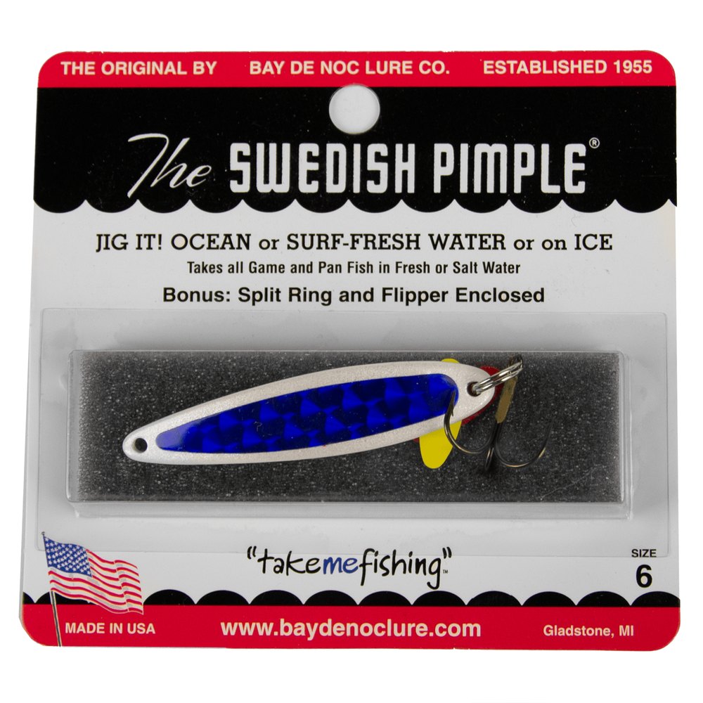 Блесна Bay de Noc Swedish Pimple #6 (57мм, 14гр)