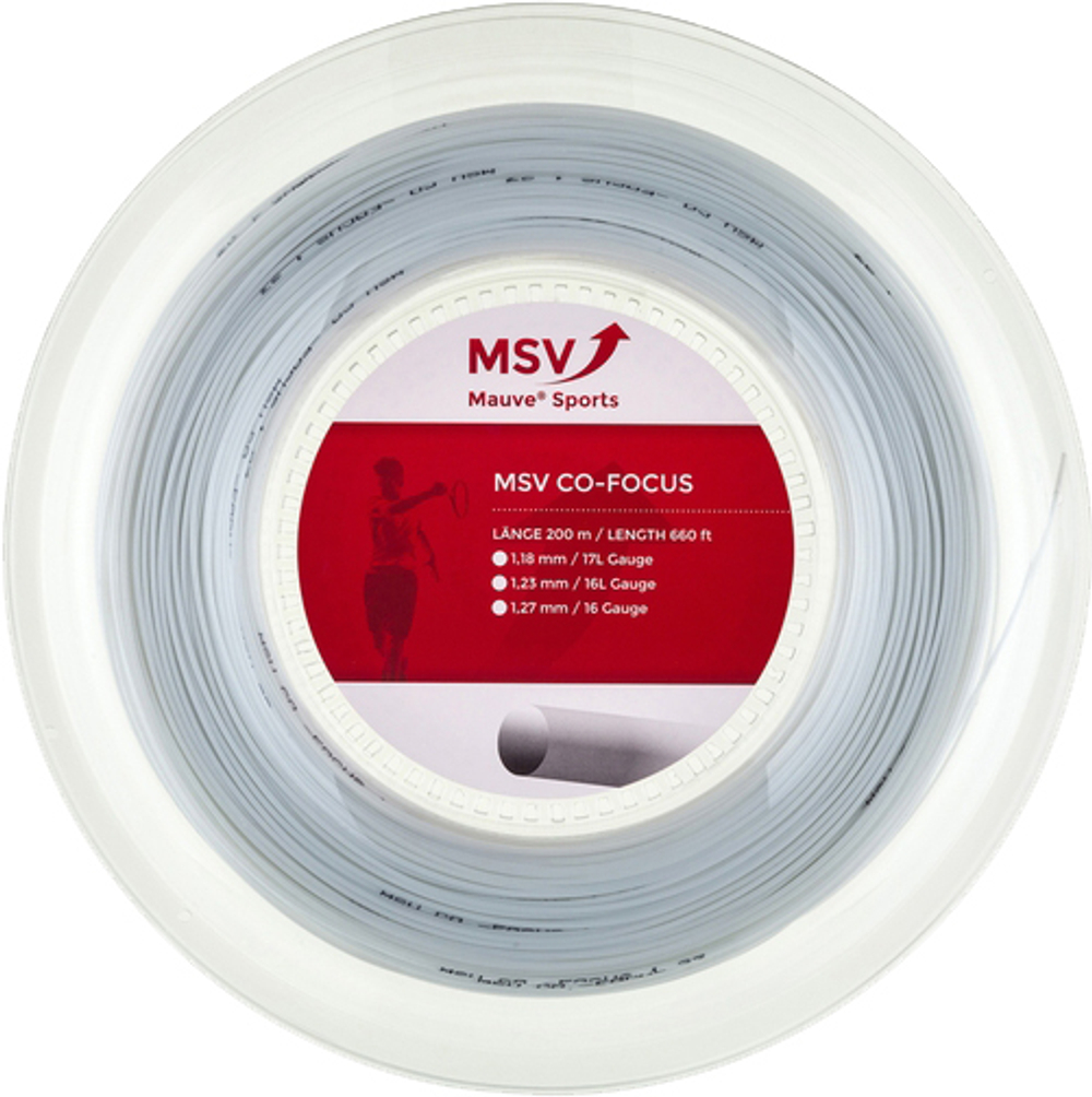 Теннисные струны MSV Co. Focus (200 m) - white