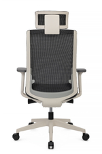 Кресло Riva Форум CH-312A-BS Белый пластик/Серый