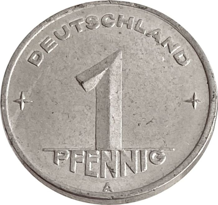 1 пфенниг 1950 Германия (ГДР) "А"