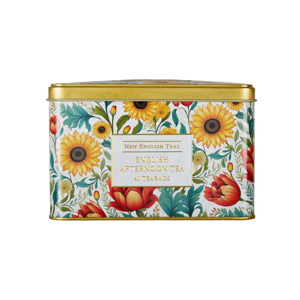 New English Teas Набор чая в пакетиках Embroidery Classic Tea Tin Set, 3шт