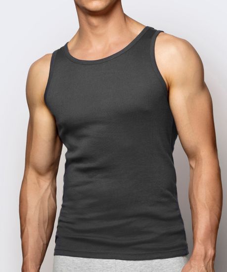 Майка мужская классическая Atlantic BMV-046 графитовая