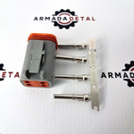 Разъем гнездевой серии DEUTSCH DT 4-тх контактный | DT06-4S | Аналог