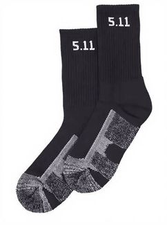 Тактические зимние термоноски 5.11 Черный 12 пар