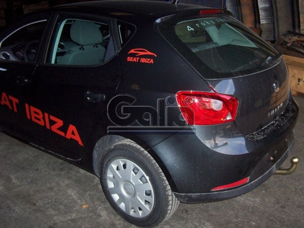 Фаркоп оцинкованный Galia S095A для SEAT Ibiza IV хетчбек 3/5 дверей 2008-2017, Ibiza ST универсал 2010-2017(паспорт и сертификат в комплекте)(без электрики)