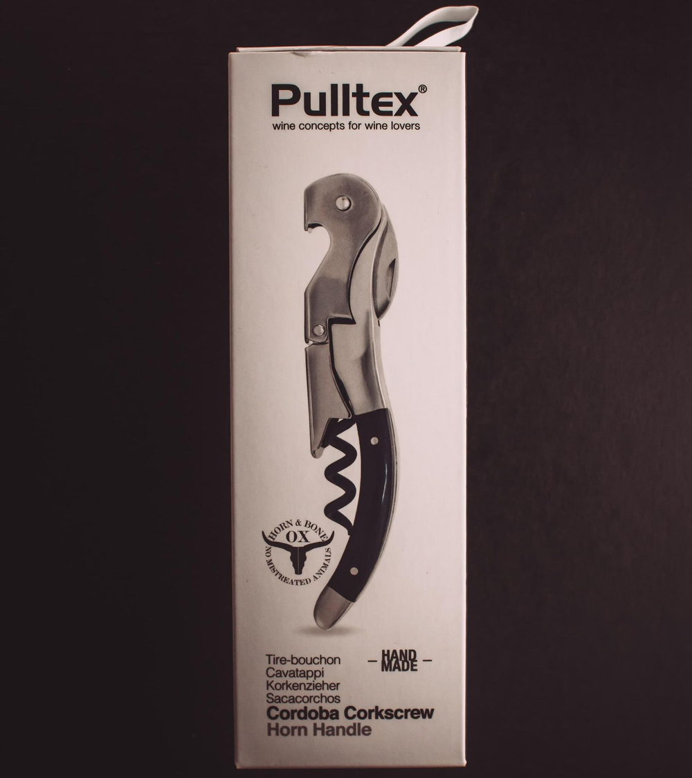 Штопор для вина "Рог Буйвола" темный Pulltex