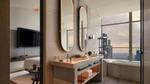 Смеситель Gessi Ingranaggio, удалённого управления, цвет Brushed Brass PVD