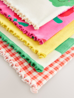 Футболка для девочки Next E65-353, 5 шт., Розовый, Белый, Желтый