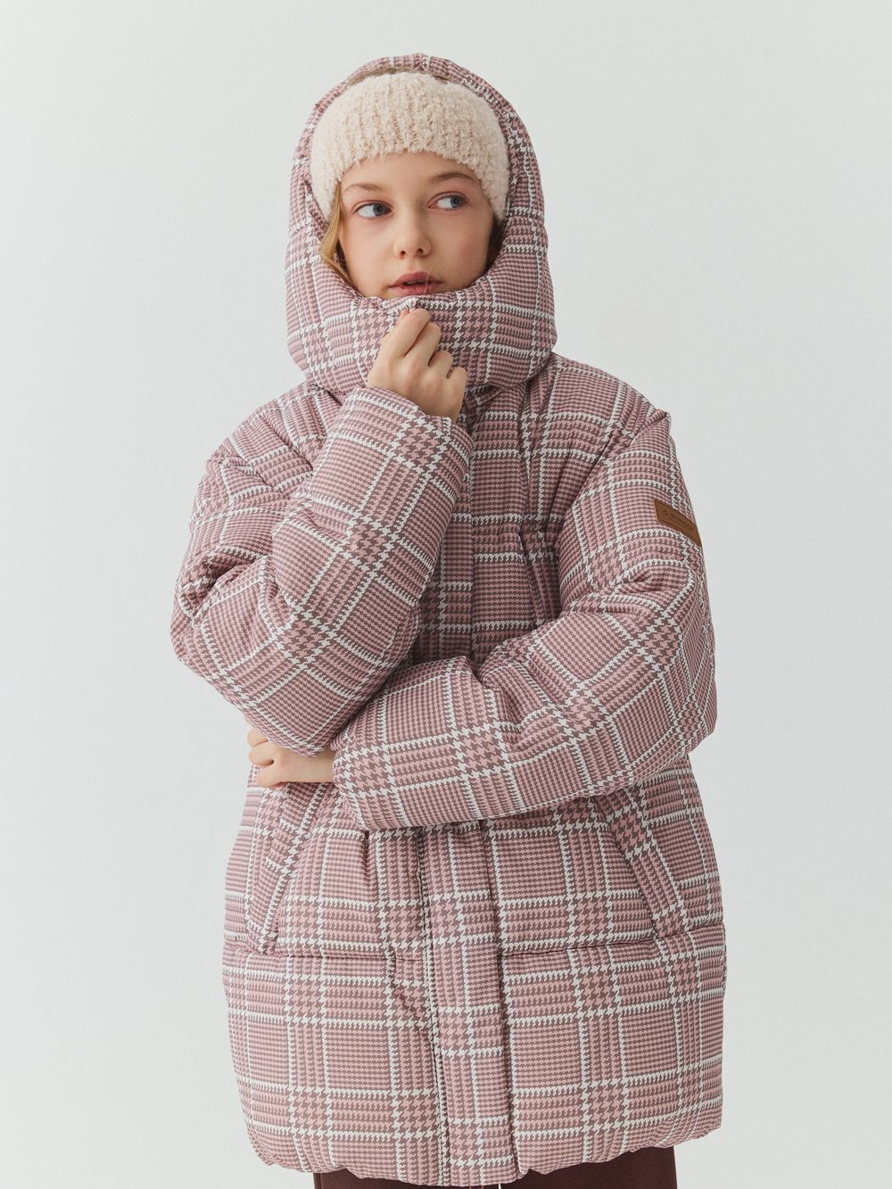 Куртка зимняя дутая "Розовая" 7+