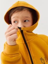 Комбинезон с клапаном "Золотистый желтый" утепленный