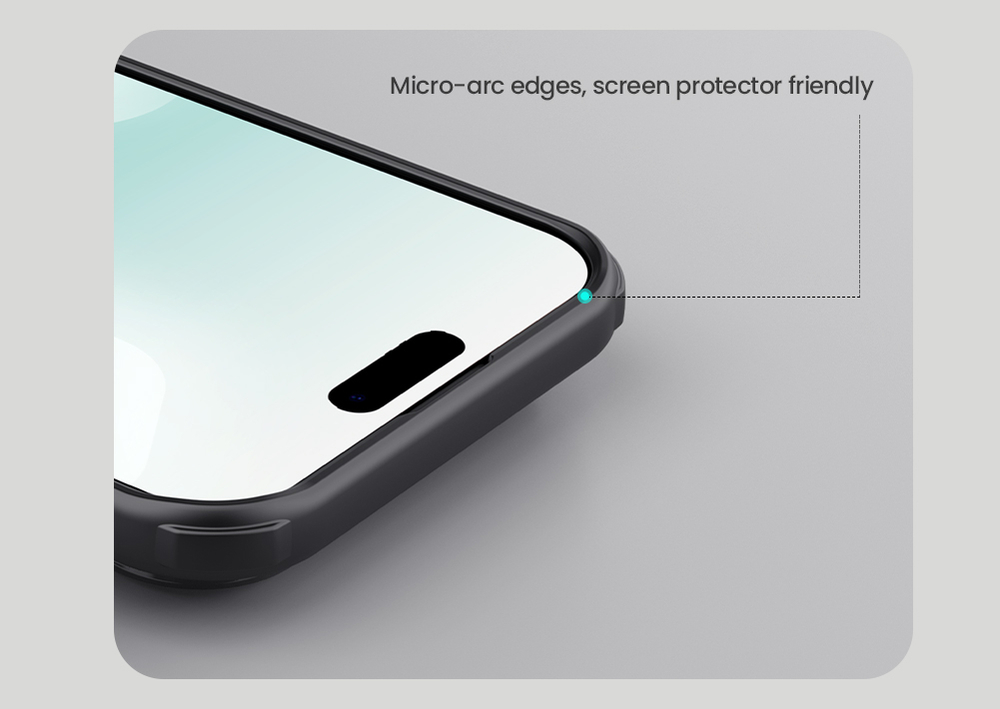 Противоударный чехол для iPhone Air, серия Super Frosted Shield Pro (Clear version) прозрачный тонированный от Nillkin