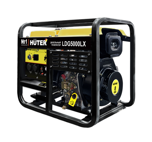 Электрогенератор дизельный LDG 5000LX Huter