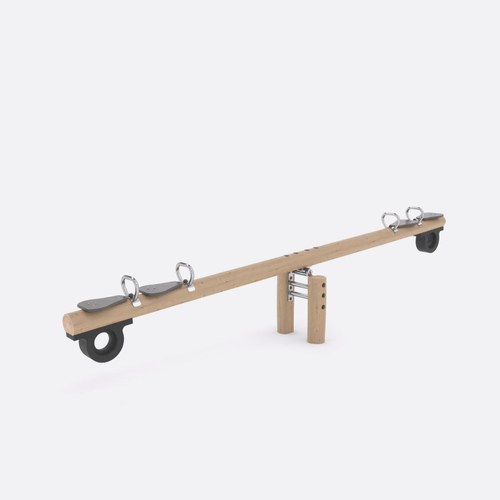 Качалка-балансир 4-местная из робинии