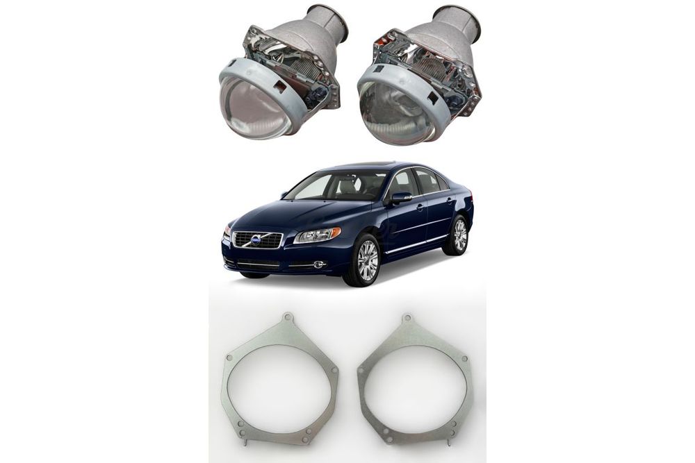 Готовый комплект для замены штатных линз Volvo S80 2007-2016