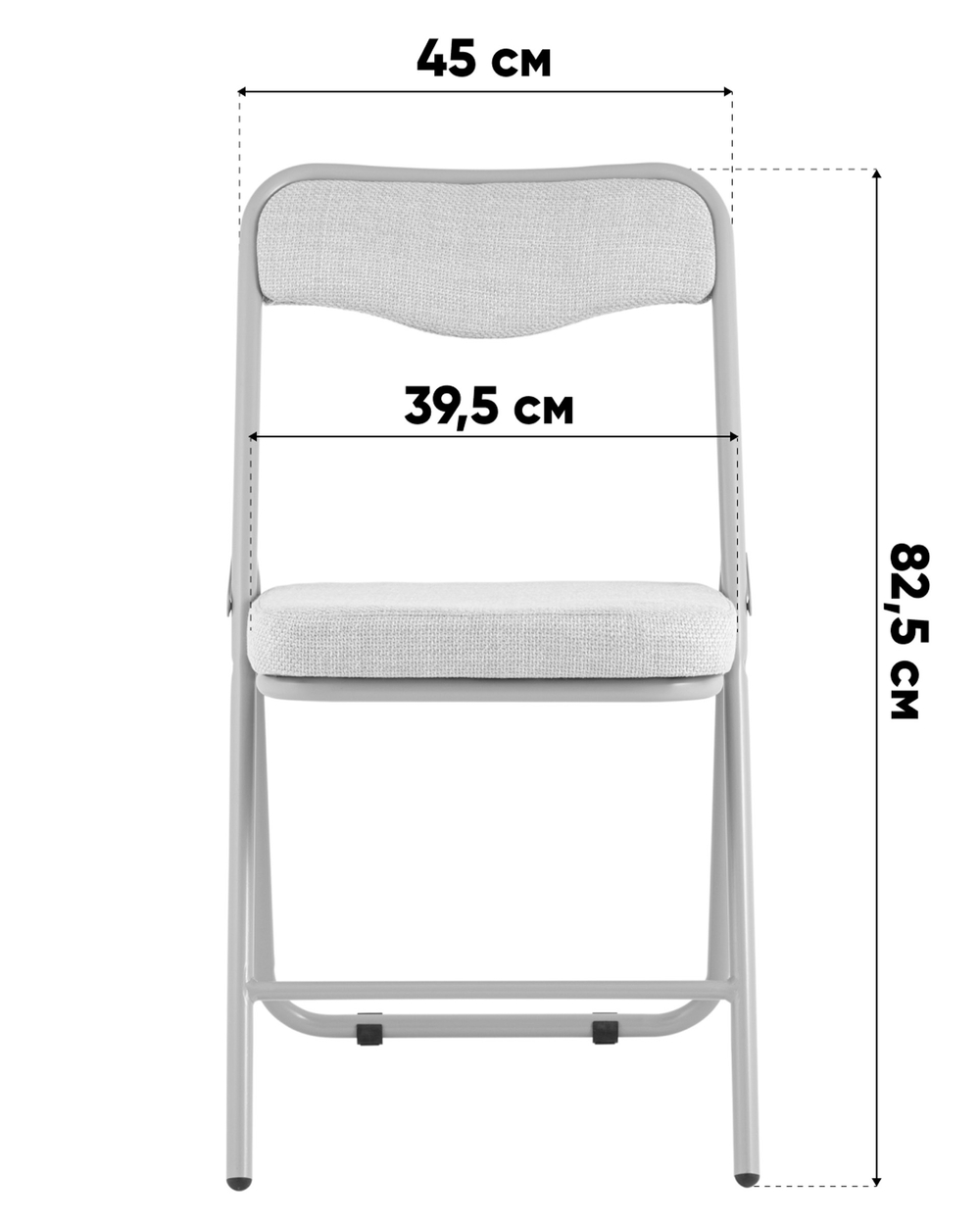 Стул складной Джонни рогожка зеленая каркас зеленый