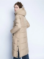 Куртка зимняя удлиненная с капюшоном