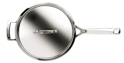 Le Creuset Сковорода 3-PLY Saute 24 см с крышкой