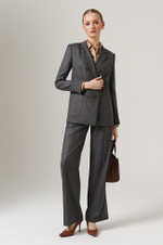 1896 Жакет женский (темно-серый полоска)