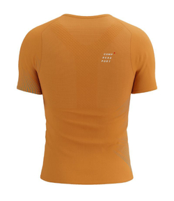 Мужская теннисная футболка Compressport Performance SS Tshirt - autumn glory/hawaiian ocean