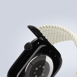 Эластичный ремешок серого цвета (Starlight) для смарт часов Apple Watch размером 42, 44, 45, 46, 49MM, серия Mixture Ultra Series от Dux Ducis