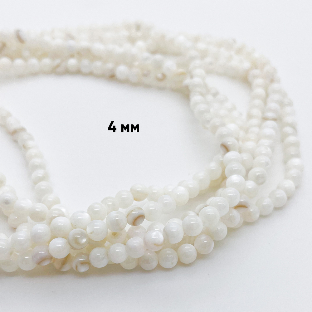Перламутр, размер 4,2 мм цена за нить 92 шт (38 см)