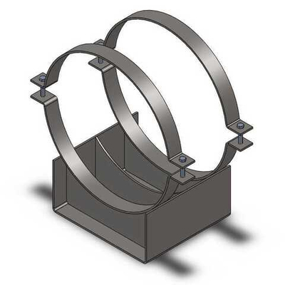 Опора подвижная хомутовая ОПХ3-150.114 ГОСТ 14911-82 (ОСТ 36 94-83)