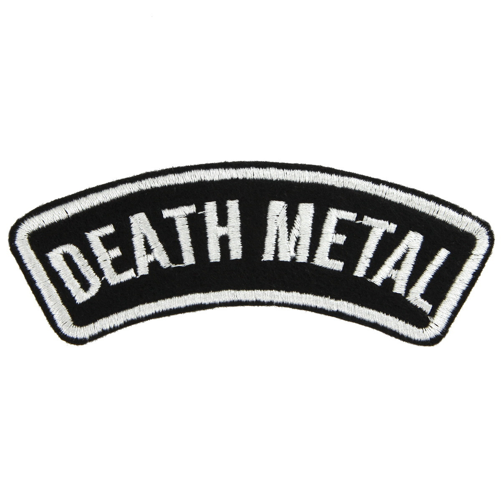 Нашивка с вышивкой Death Metal