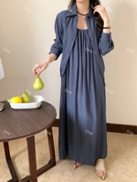 Костюм двойка сарафан и рубашка
