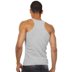 Серая мужская майка из хлопкового полотна (Размер: M) (Цвет: серый)