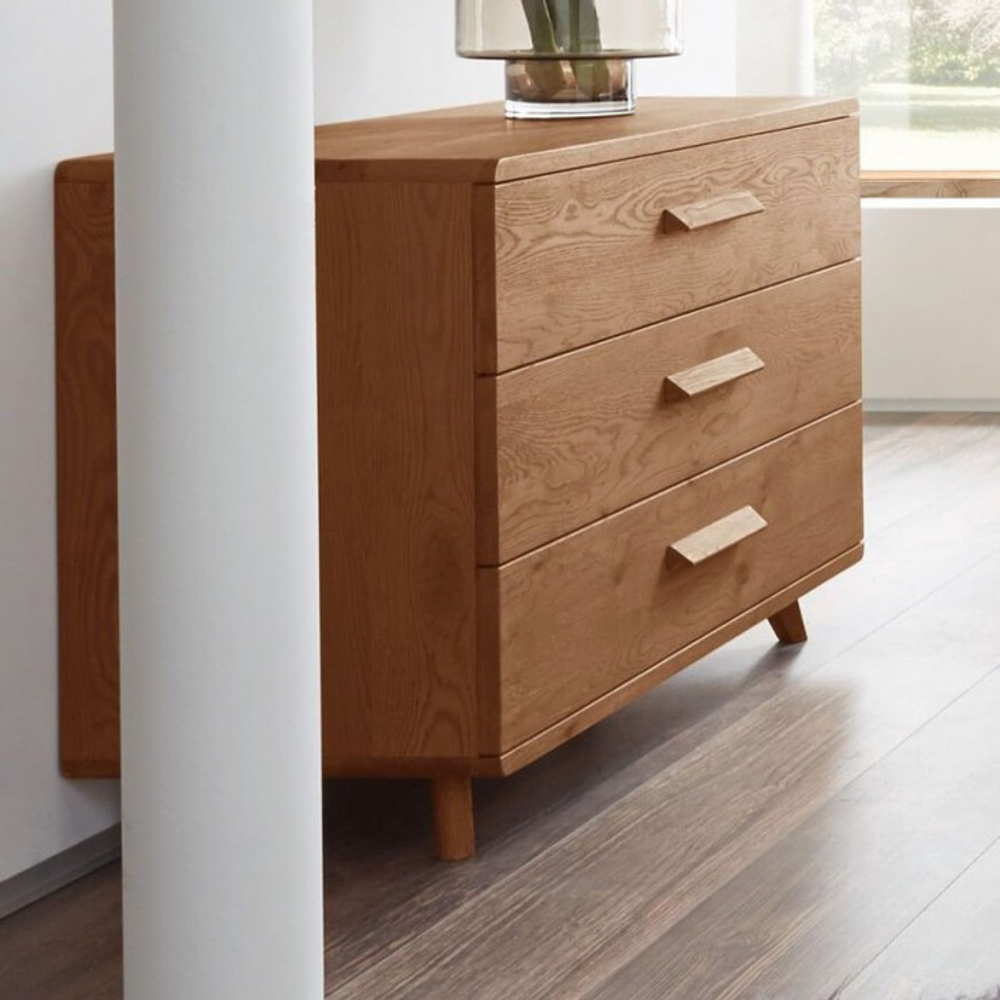 Комод из массива дуба Lugos'Art для спальни, гостиной