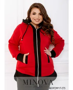 Костюм 17-275-Черный-красный Minova