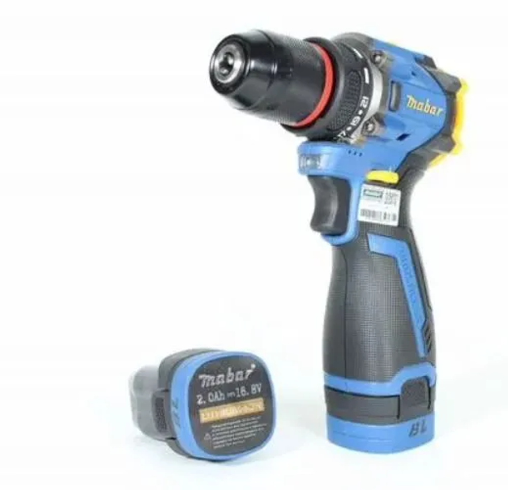 Шуруповерт с двумя аккумуляторами бесщеточный