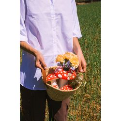 Ваза для цветов Amanita, 19 см