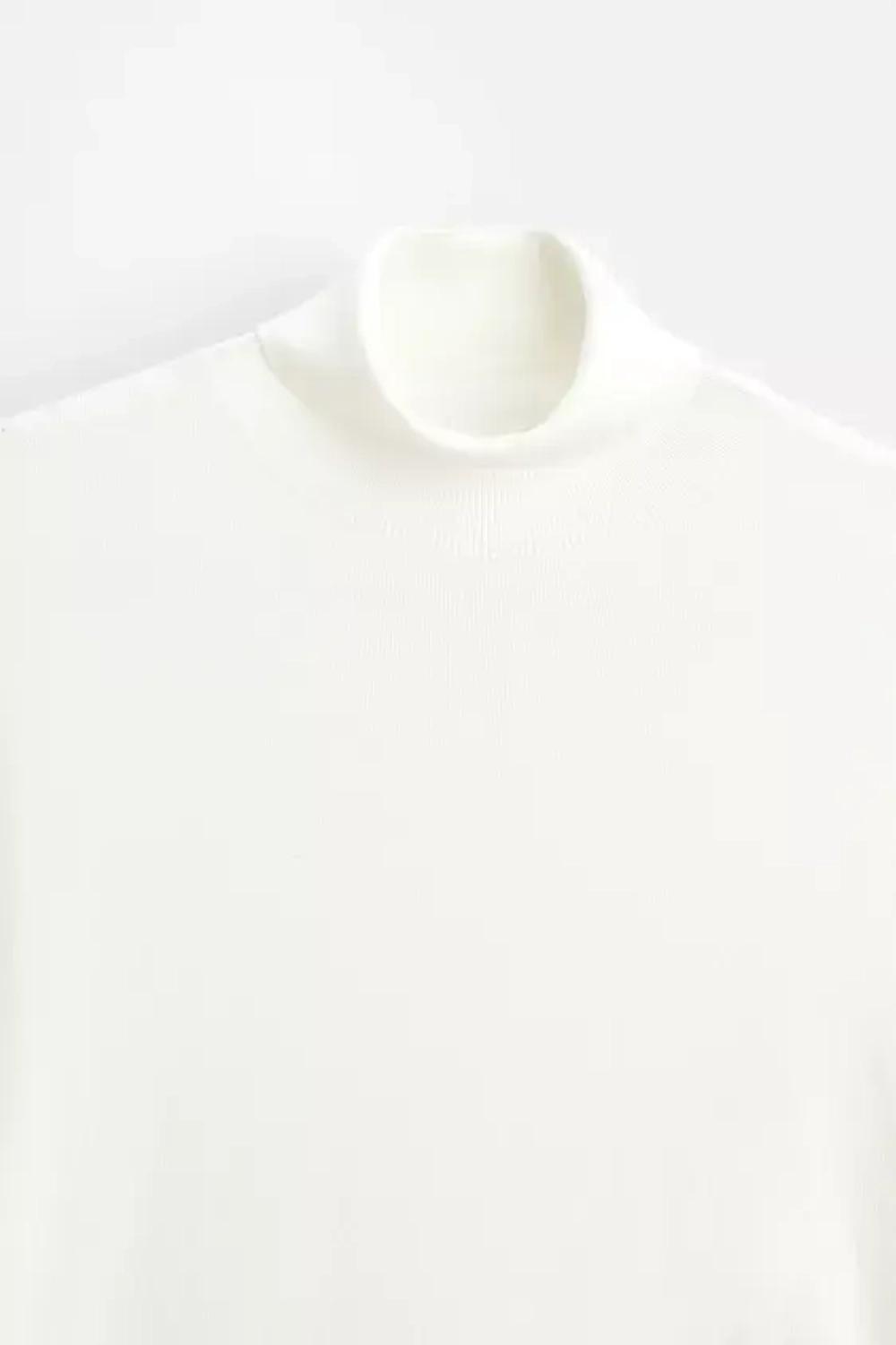 ZARA СВИТЕР ИЗ СМЕСОВОЙ ВИСКОЗЫ, ЖЕЛТОВАТО-БЕЛЫЙ