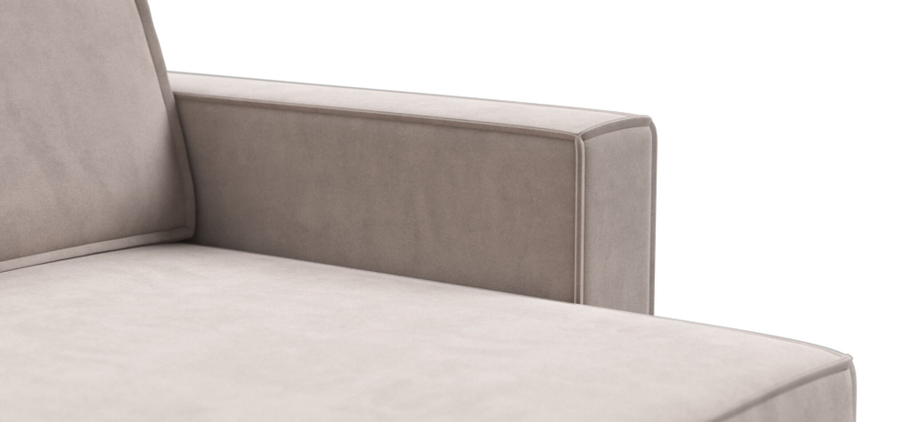 Угловой диван BOSS SOFT MODOOL MAX велюр Monolit латте