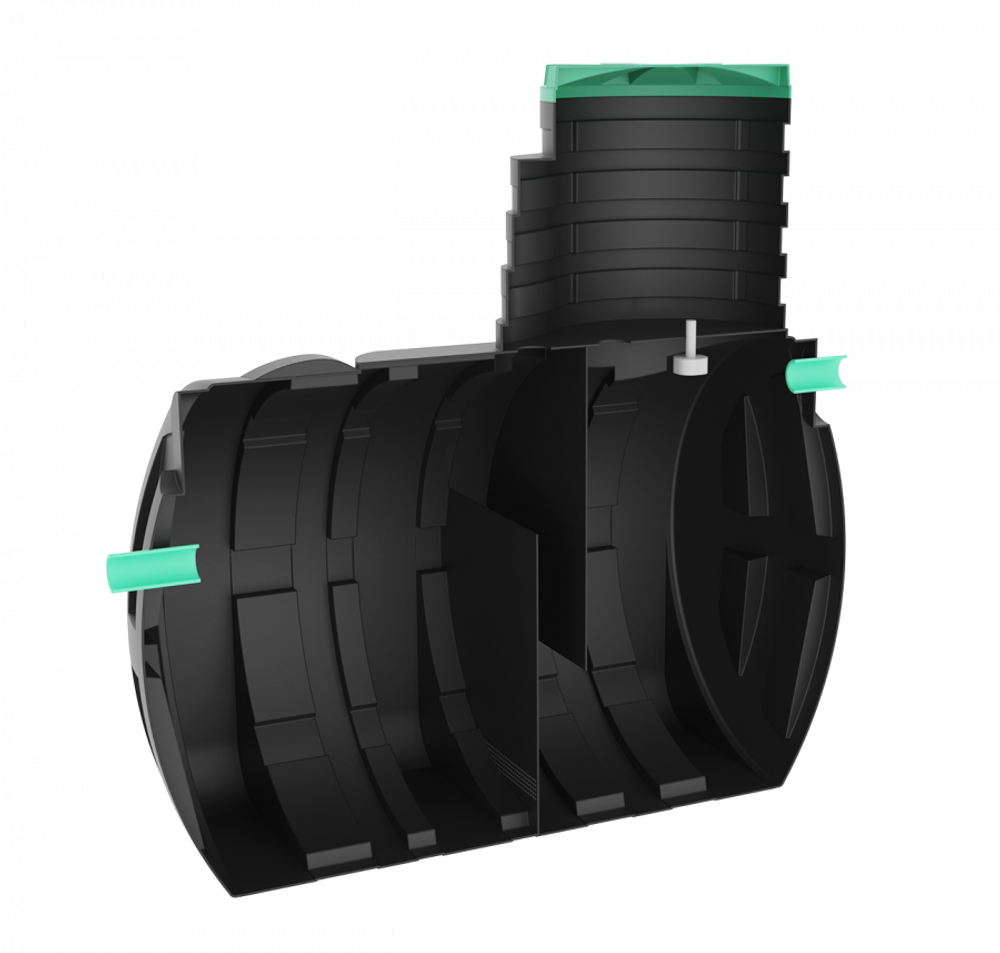 Промышленный жироуловитель Мультпласт Термит 4000(2240x1520x2345см;154кг;) - арт.555485.23