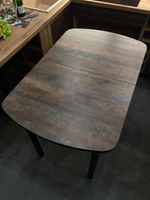 Стол разд Пластиковый подстолье прямое хром пояс венге Трансильвания