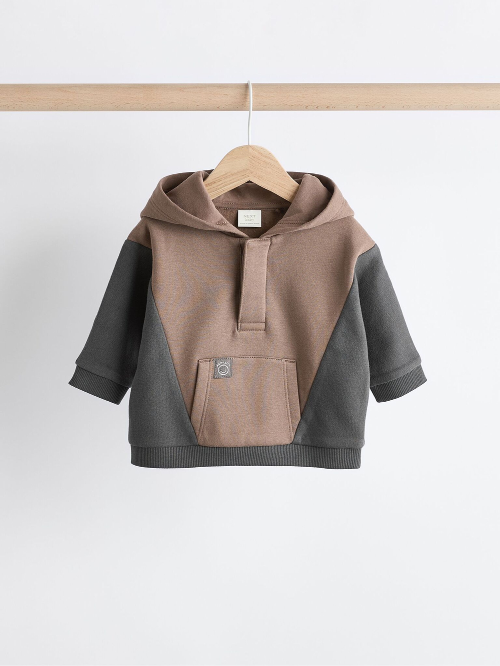 Толстовка и спортивные брюки в комплекте для малышей Next 984-951, Коричневый, Темно-серый