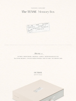 видео TAEYEON - THE TENSE MEMORY BOX CONCERT BLU-RAY Version
