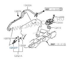Клапан продувки адсорбера / электромагнитный для Mitsubishi Lancer Outlander / RVLT-MR507781
