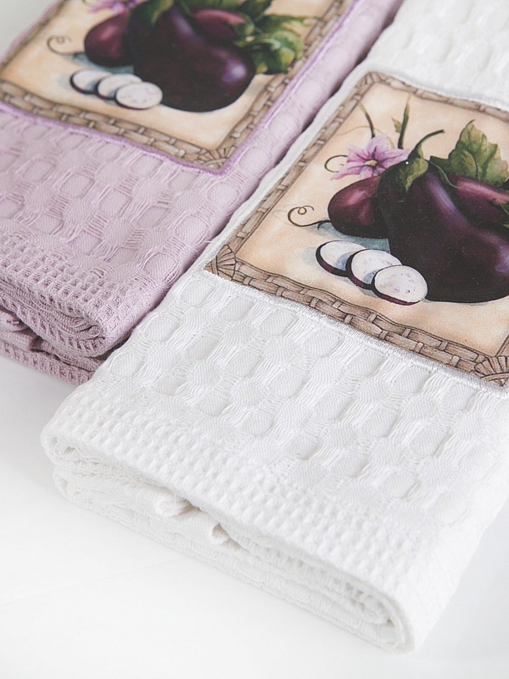 Набор кухонных полотенец 2шт 50x70 Tivolyo home Patlicanlar