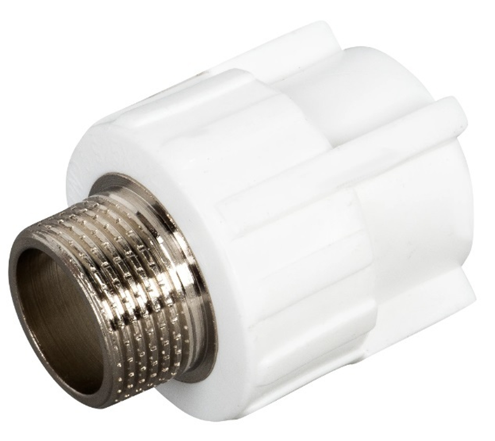 Муфта полипропиленовая комбинированная наружная резьба PN25 d25х3/4"
