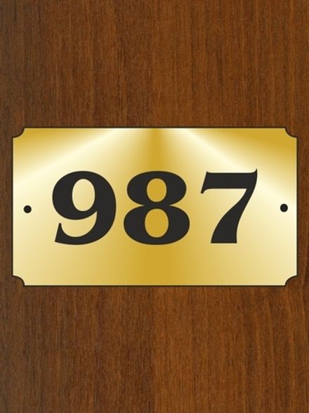 Номерок на дверь ND-15