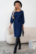 Платье Стефани (синий)-52р-р Р11-1239 Nikol